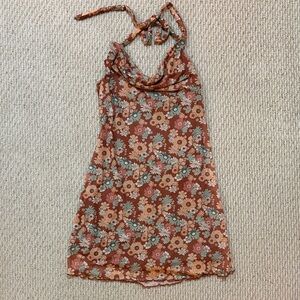 Floral Halter Dress